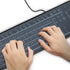 (2 Pack) Universal Clear Anti-Dust Keyboard Skin Protector Cover for 104/107 Keys Standard Desktop Keyboard Reusable Waterproof Keyboard Cover...